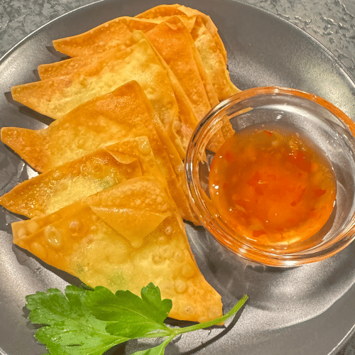 Gebackene Wantan(6stück)