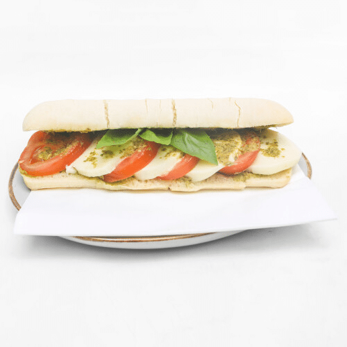 Panini Tomate mit Pesto