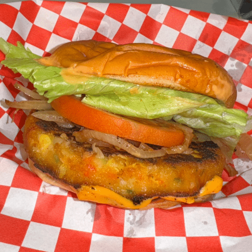 Veganer Burger