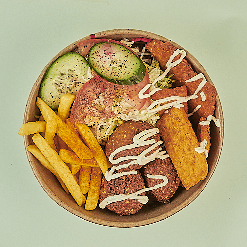 Halloumi Falafel Mix Teller
