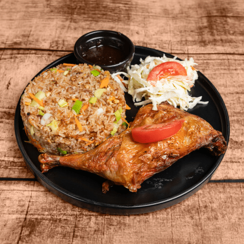 Fried Rice und Chicken