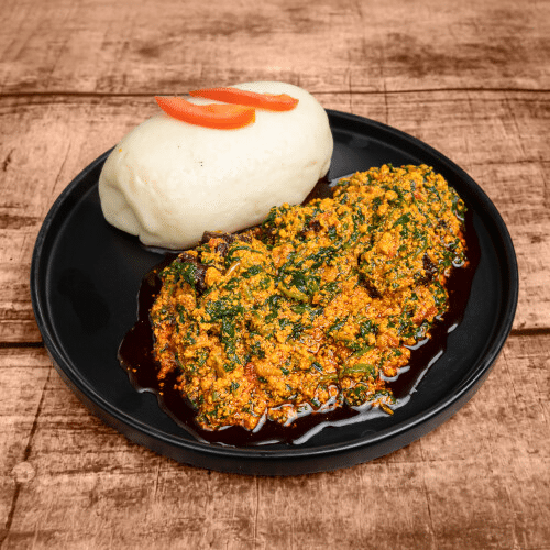 Pounded Yam und Egusi