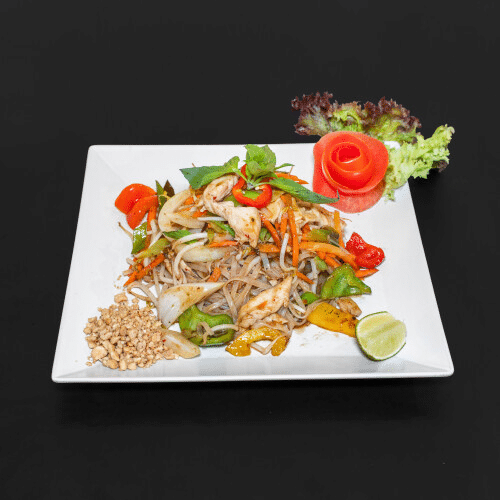 Phad Thai mit Hühnerbrustfilet