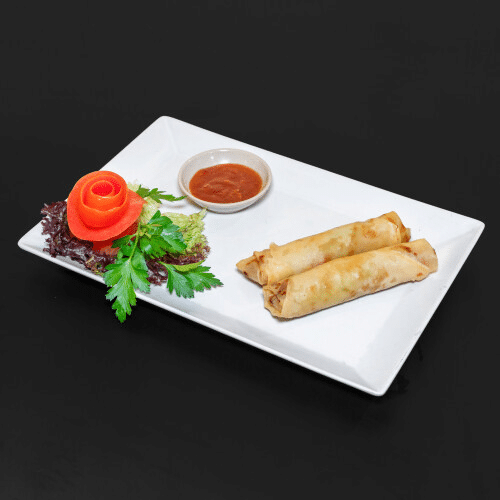 Vegetarische Frühlingsrollen (2 Stück)