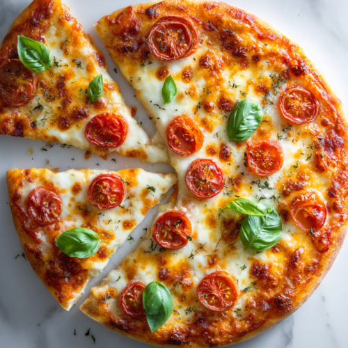 Pizza Frühstück (vegetarisch)