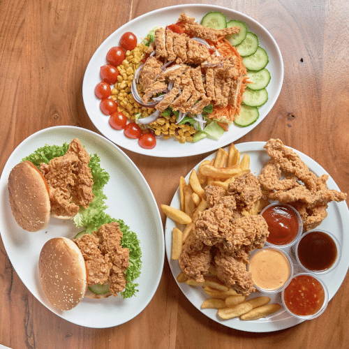 Crispy Chicken Totale Menü