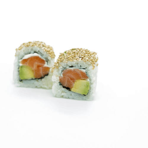 Avocado Sake Roll Ura Maki