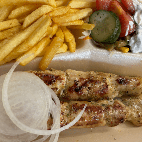 Hähnchen-Souvlaki (2 Stück)