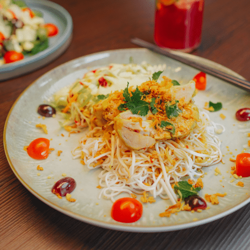 Bún Trộn Gà