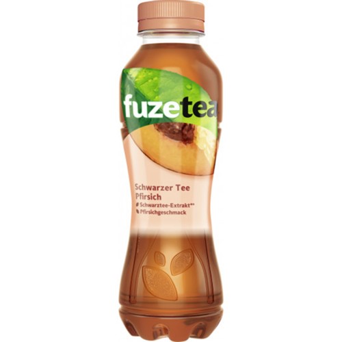 Fuze Tea Schwarzer Tee Pfirsich 0.4l (EINWEG)