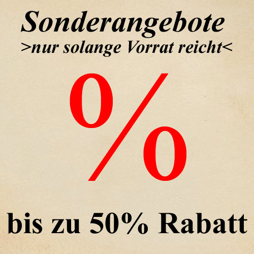 Auswahl an Sonderangeboten aus unserem Shop