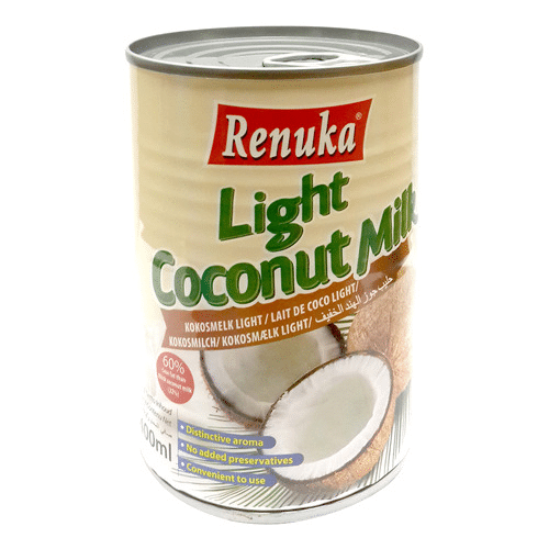 Kokosmilch light 9prozent Fett 'Renuka', 400ml