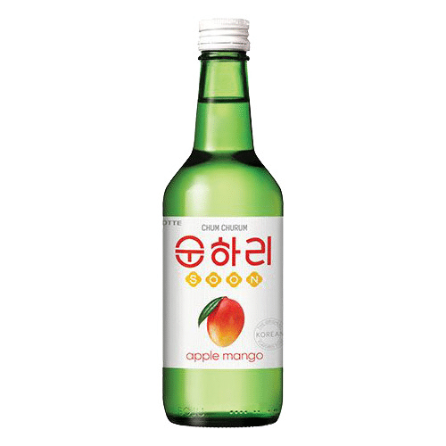 korean soju mit  apfelmango-geschmack
