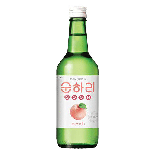 korean soju mit Pfisichgeschmack