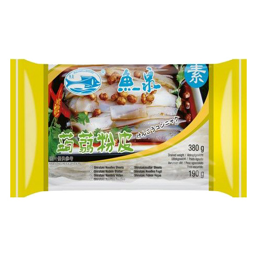 Shirataki Nudeln - Blätter, 380g