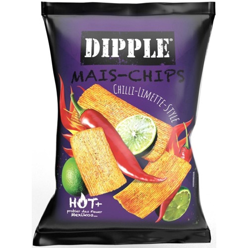 Dipple Mais-Chips Chili Limette 90g