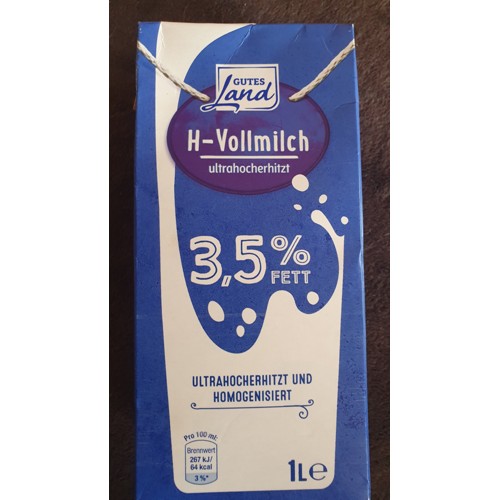 Gutes Land H Vollmilch 3.5% Fett 1.0l
