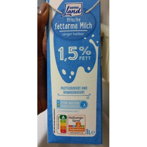 Gutes Land Haltbare fettarme Milch 1.5% Fett 1.0l
