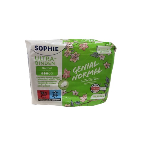 SOPHIE Ultra Binden Normal mit Flügel 20ST 40g