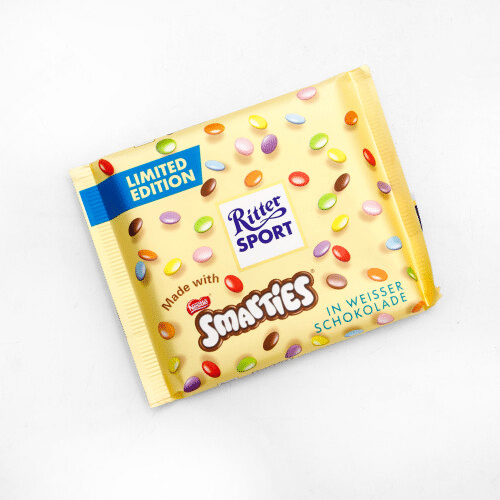 Ritter Sport Smarties Weiße Schokolade 100g