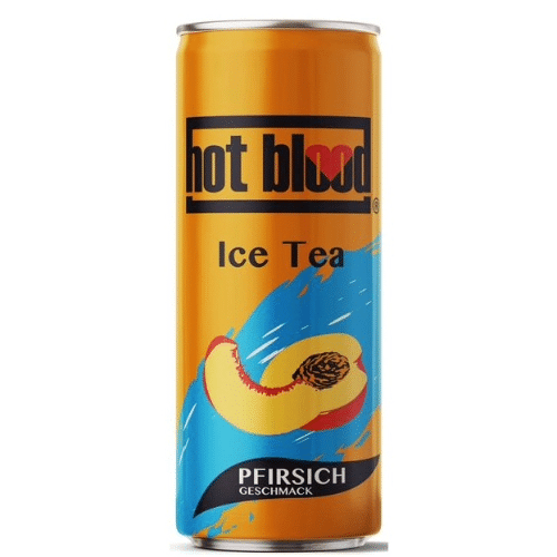 Hotblood Eistee Pfirsich 0,33l