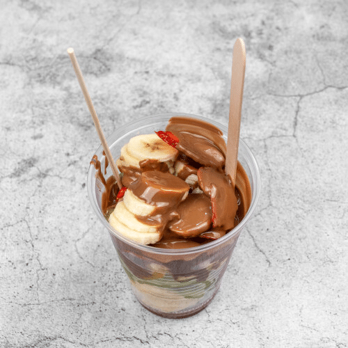 Schoko-Früchtebecher