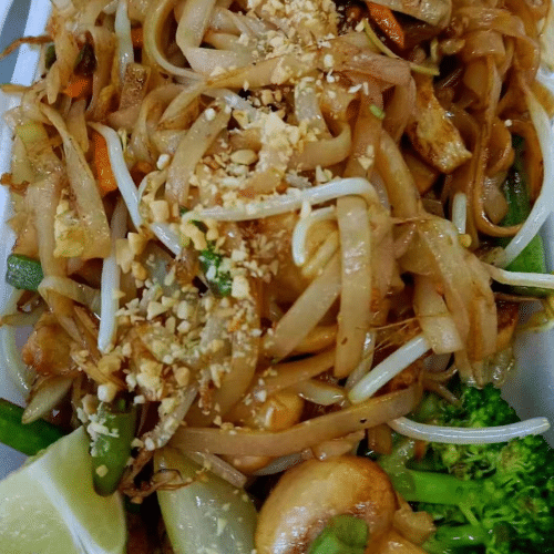 Pad Thai - Gebratene Reisnudeln