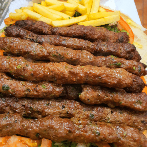 Gegrilltes Kebab