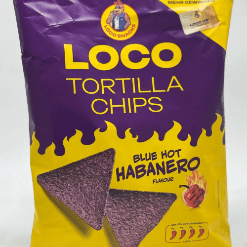 Loco Tortilla Chips Blue Hot Habanero