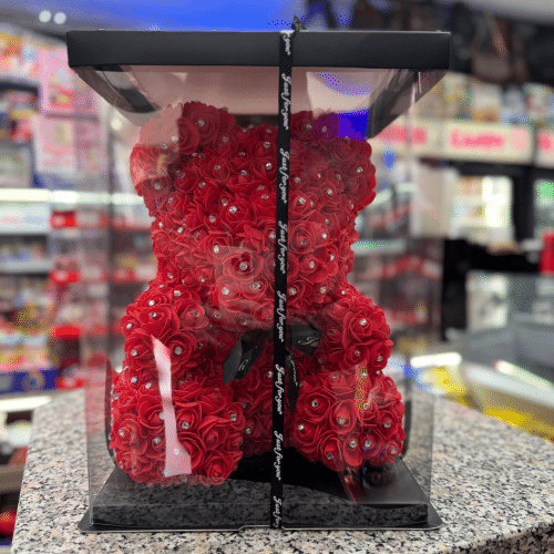 Roter Rosenteddy