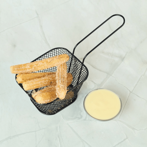 Churros mit Weißer Sauce 6 Stück