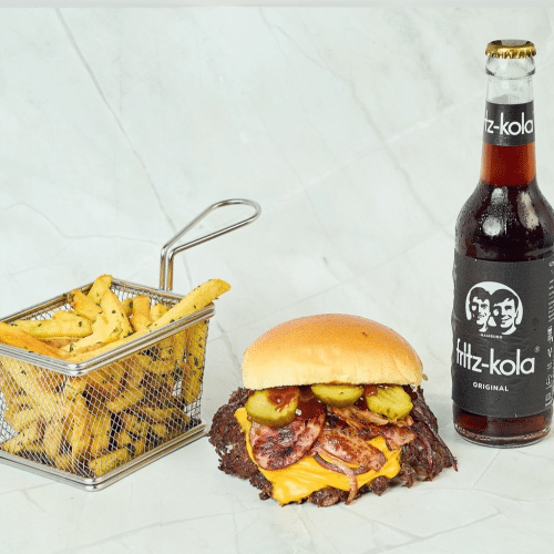 Menü Barbecue Bacon Smash Burger