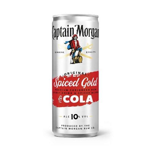 Captain Morgan Spiced Gold & Cola 0.25l (EINWEG)