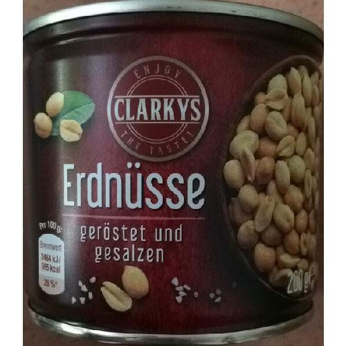 Clarkys Erdnüsse geröstet & gesalzen 200g