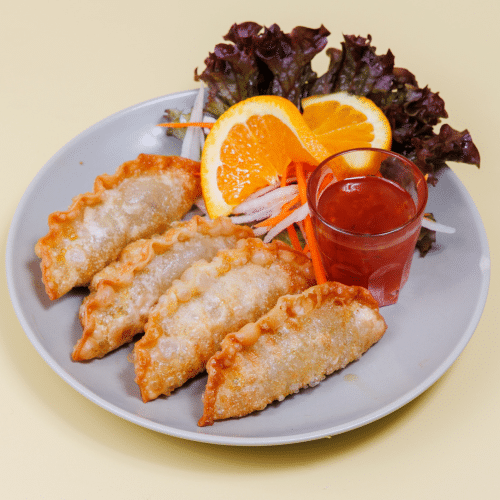 Gyoza Japchae (4 Stück, vegetarisch)