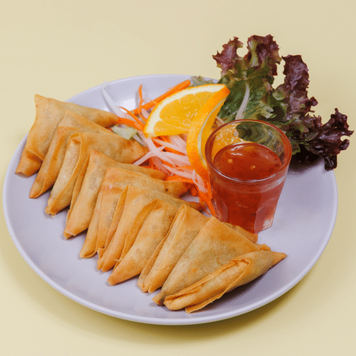 Mini Curry Taschen (10 Stück, vegetarisch)