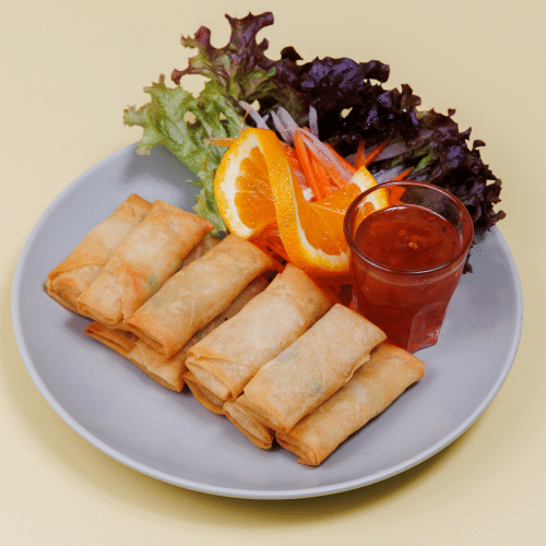 Mini Frühlingsrollen (10 Stück, vegetarisch)
