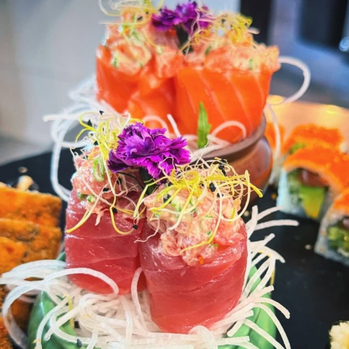 Salmon Rose Gunkan (3 Stück)