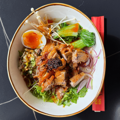 Ramen Nudel mit Ente