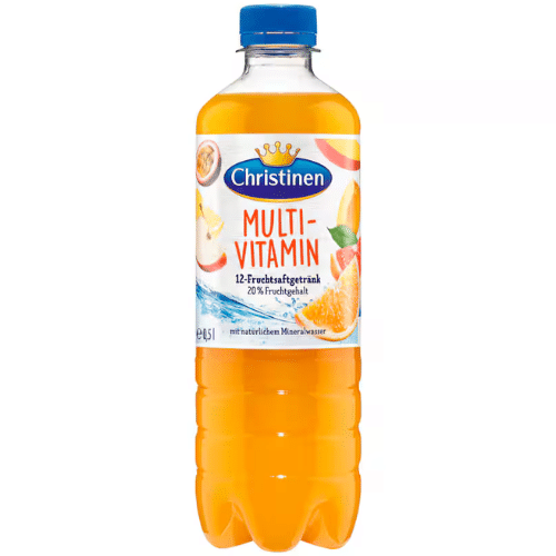 Christinen Multivitamin ohne Kohlensäure 0,5l Einweg