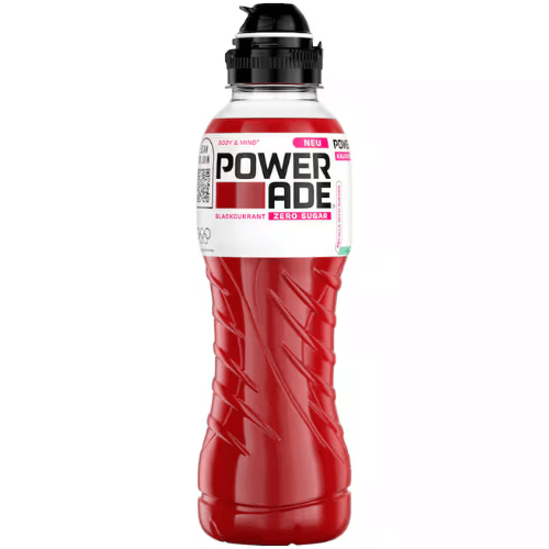 Powerade Blackcurrant Zero 0,5l Einweg