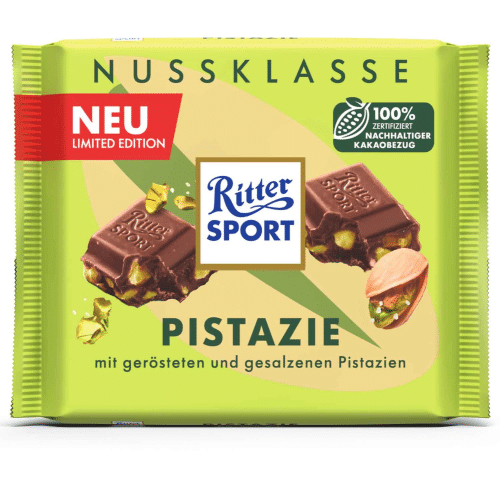 Ritter Sport Nuss-Klasse Pistazie 100g