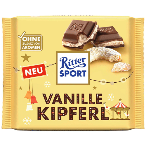 Ritter Sport Winter Vanillekipferl 100g