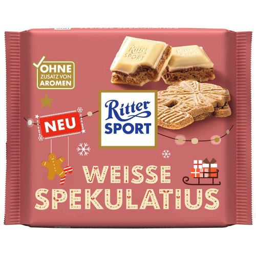 Ritter Sport Winter Weisse Spekulatius 100g