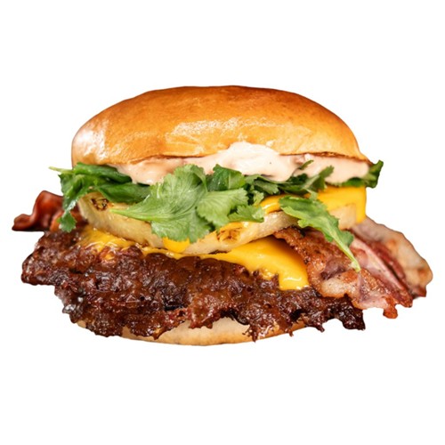 Chipotle Pineapple Smash Burger