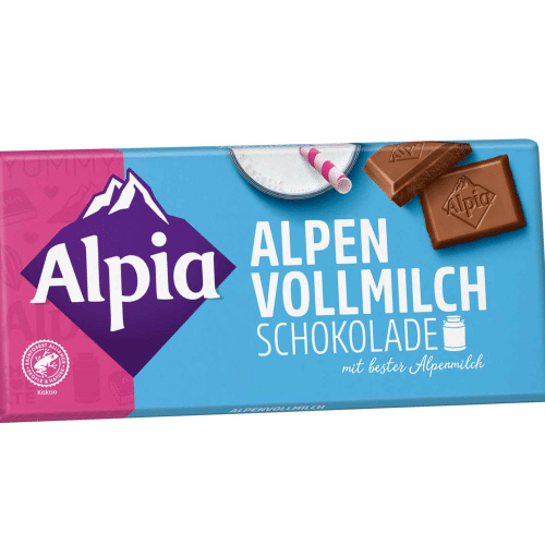 Alpia Alpen Vollmilch Schokolade 100g