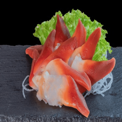 Hokkigai Sashimi (6 Scheiben)