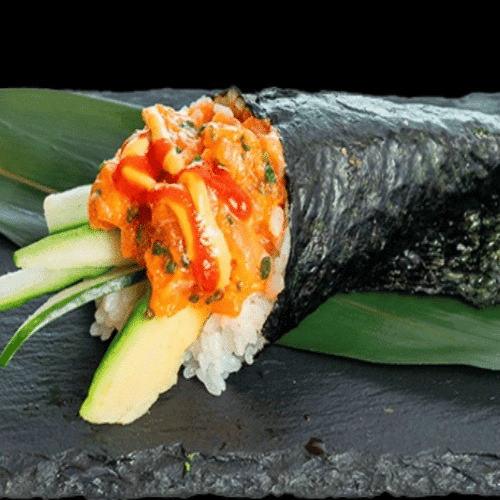 Temaki Spicy Sake (scharf)