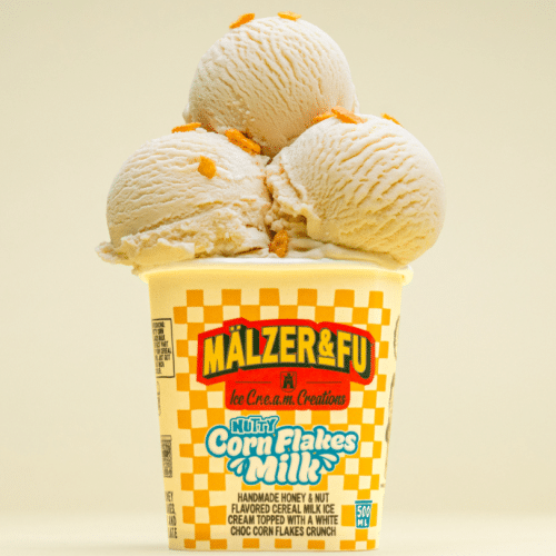 Mälzer & Fu Ice Cream Corn Flakes Milk