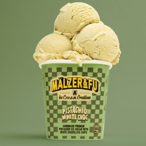 Mälzer & Fu Ice Cream Pistachio White Choc